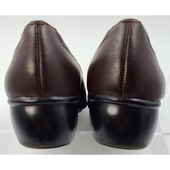 Liz Baker Slip-On Brown Leather Dress Shoes 1.5" Heel Height Women's Size 6.5 M - Picture 6 of 8